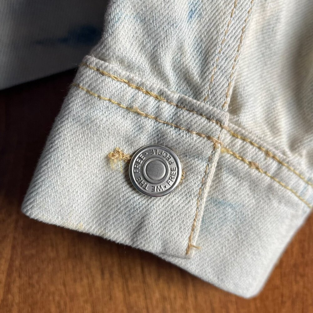 Free People dyed denim jacket S - Picture 7 of 11